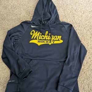 Nike Michigan Hockey Navy Hoodie